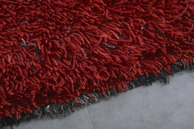 Moroccan Rug - Vibrant Red 6.5 x 11.5 Feet - moroccan rug