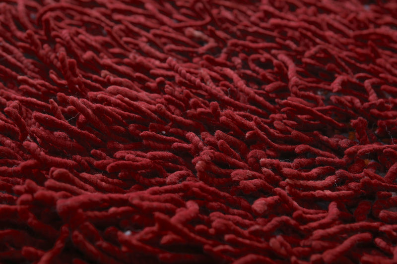 Moroccan Rug - Vibrant Red 6.5 x 11.5 Feet - moroccan rug