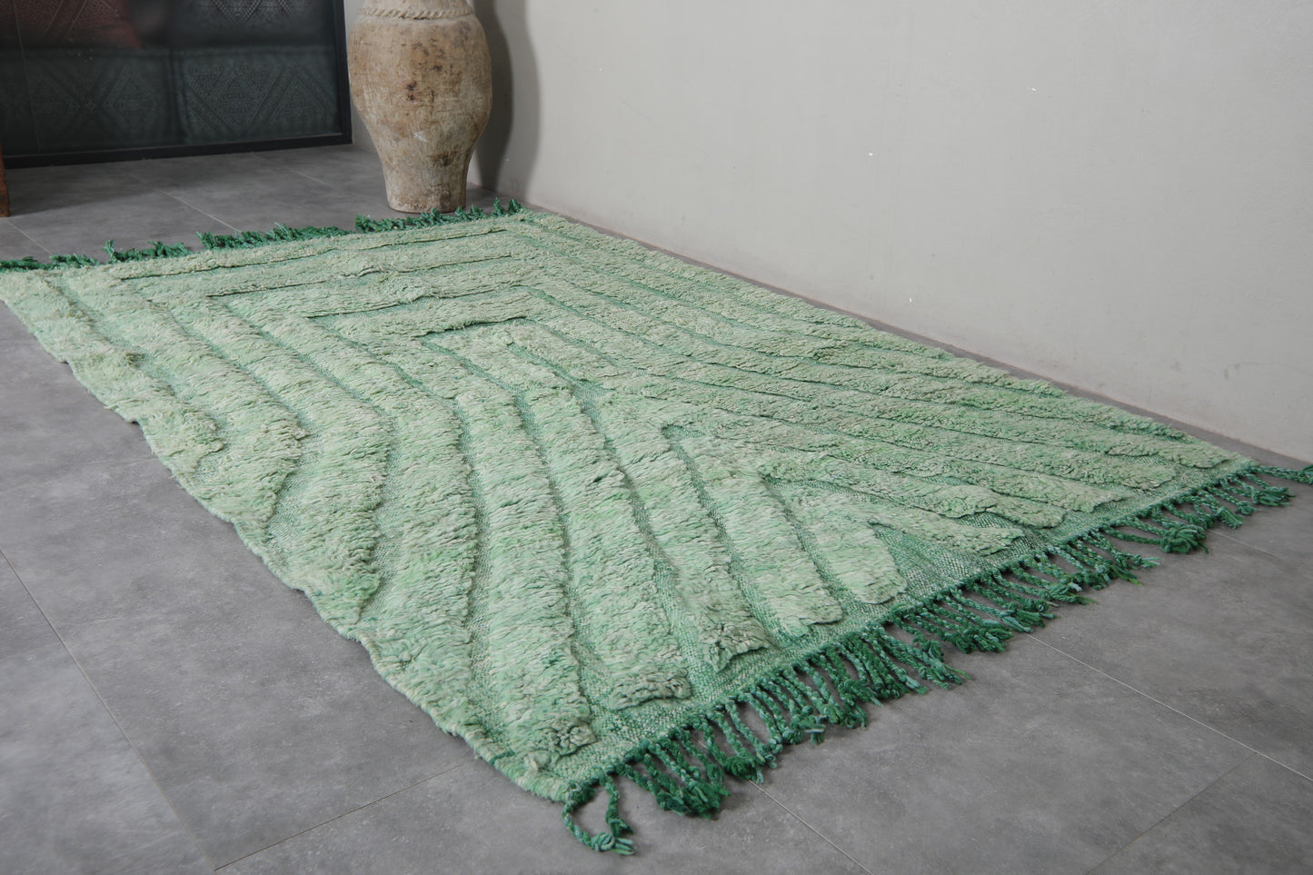 Moroccan rug 6.1 X 9.1 Feet - Beni ourain rugs