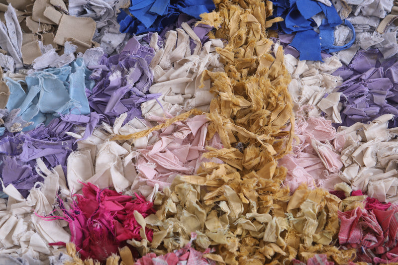 Moroccan Berber Rug – 2.7 x 7.5 Feet – Abstract Multicolored Handwoven Art - DEFERENT MOROCCAN RUGS