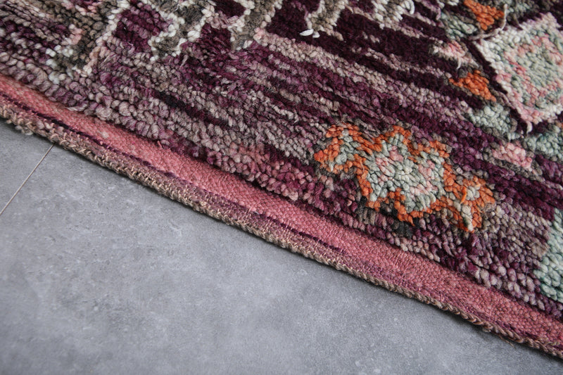 Moroccan Handmade Rug 5.8 x 9.9 Feet – Vintage Wool Berber Carpet - area rugs