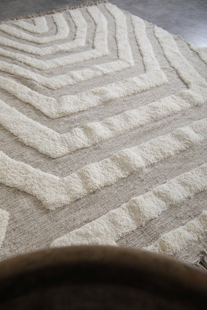 Moroccan rug 8.5 X 11.8 Feet - Beni ourain rugs