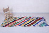 Moroccan berber rug 3.1 X 7 Feet - Boucherouite Rugs