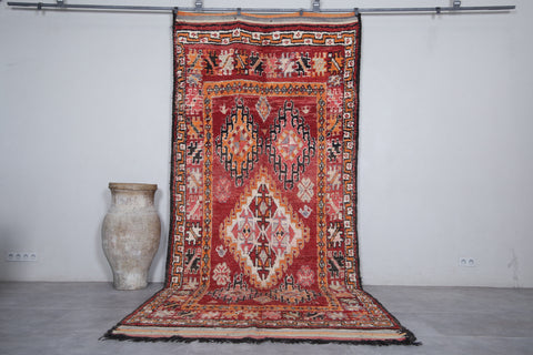 Long Moroccan rug vintage 5.8 X 13.8 Feet