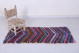 Moroccan berber rug 2.3 X 5.2 Feet