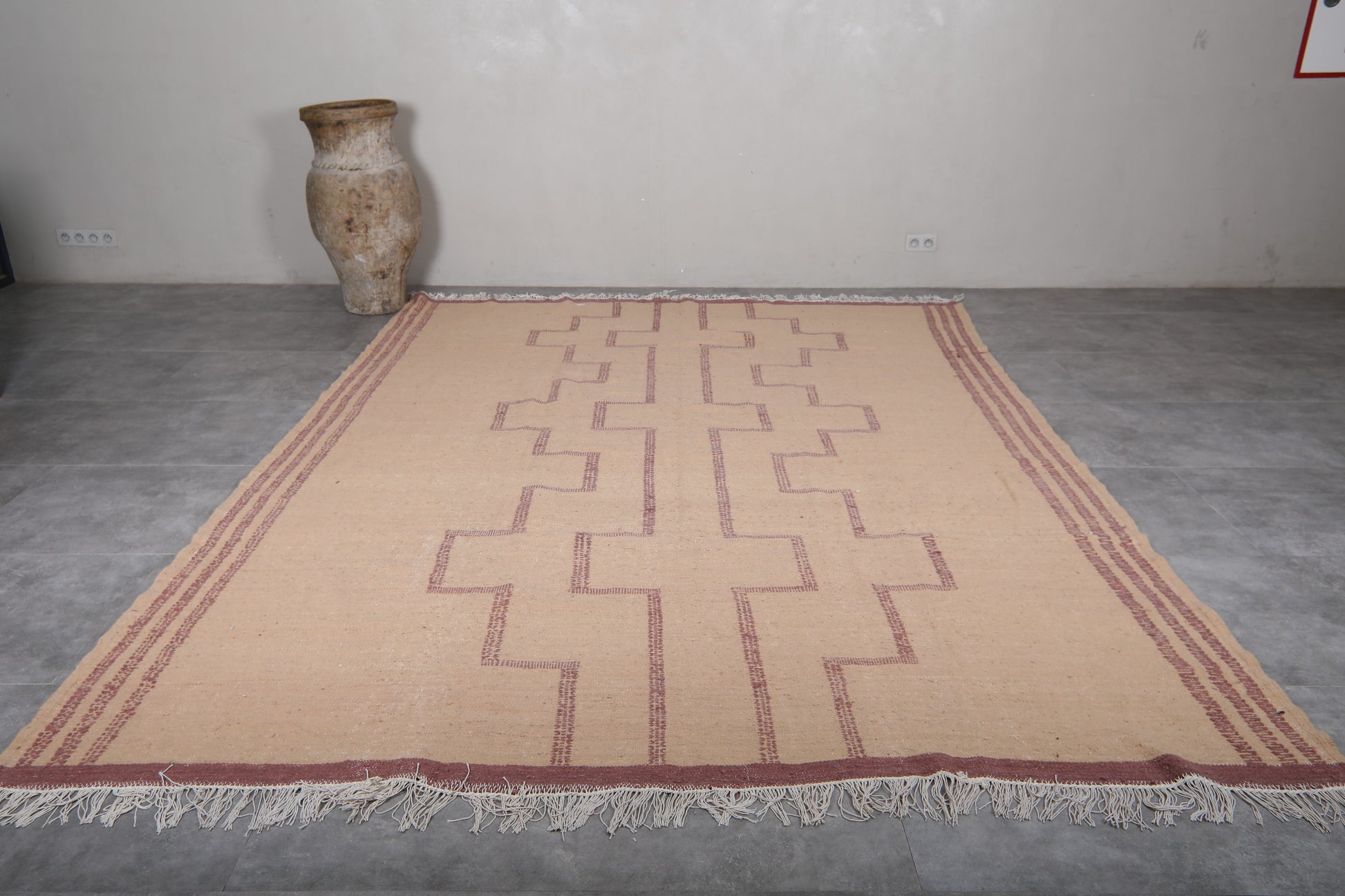 Moroccan rug 8.7 X 11.7 Feet - Handwoven Kilim