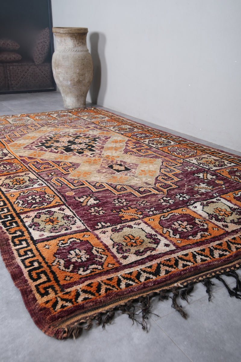 Handmade Moroccan Boujaad Rug - 6.1 x 10.7 Feet