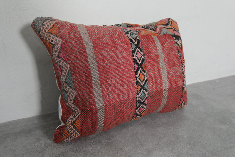 Handwoven Moroccan Kilim Pillow Cover – 14.9 inches x 19.6 inches - kilim pillow