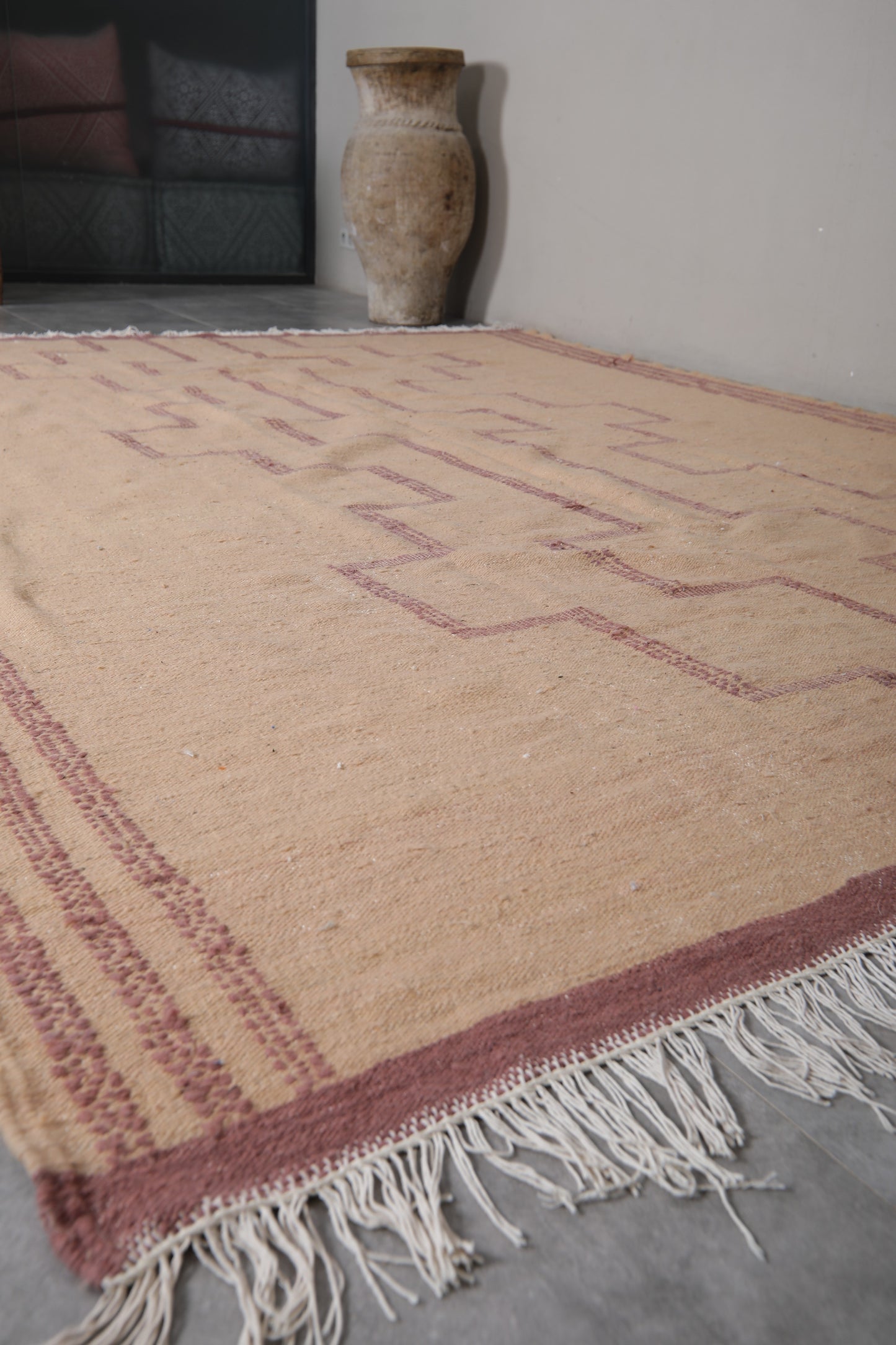 Moroccan rug 8.7 X 11.7 Feet - Handwoven Kilim
