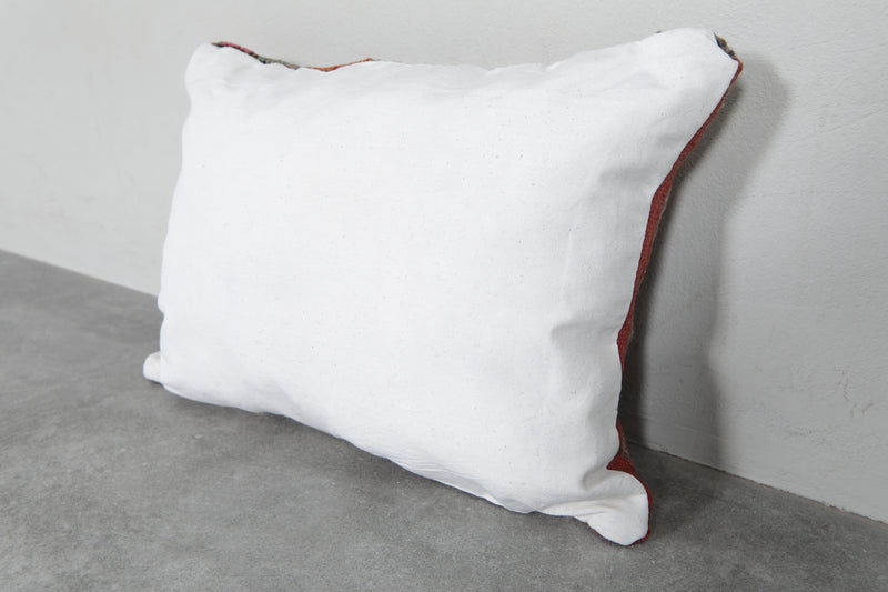 Handwoven Moroccan Kilim Pillow Cover – 14.9 inches x 19.6 inches - kilim pillow