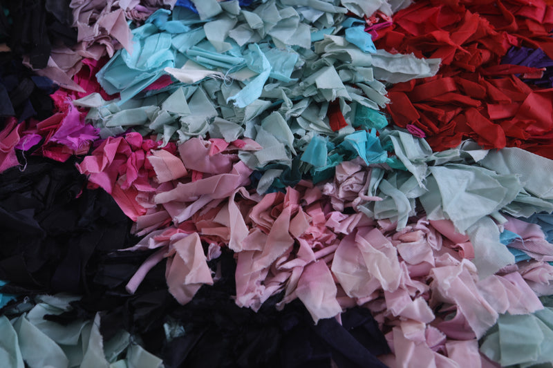 Moroccan Berber Rug – 2.3 x 5.9 Feet – Vibrant Abstract Handwoven Art - Boucherouite Rugs