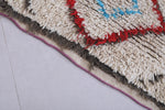 Moroccan berber rug 2.2 X 5.4 Feet - Boucherouite Rugs