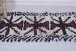 Moroccan berber rug 1.9 X 6.2 Feet - Boucherouite Rugs
