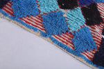 Moroccan berber rug 2.9 X 7.2 Feet - Boucherouite Rugs