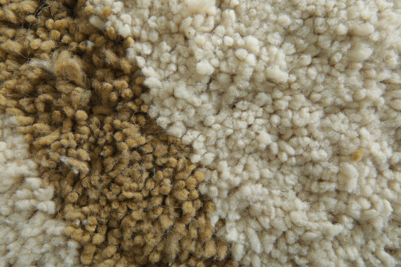 Handmade Moroccan wool rug - 9.1 FT X 9.5 FT