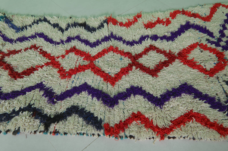 Moroccan Rug with Vibrant Geometric Patterns – 2.9 x 6.2 ft - moroccan rug
