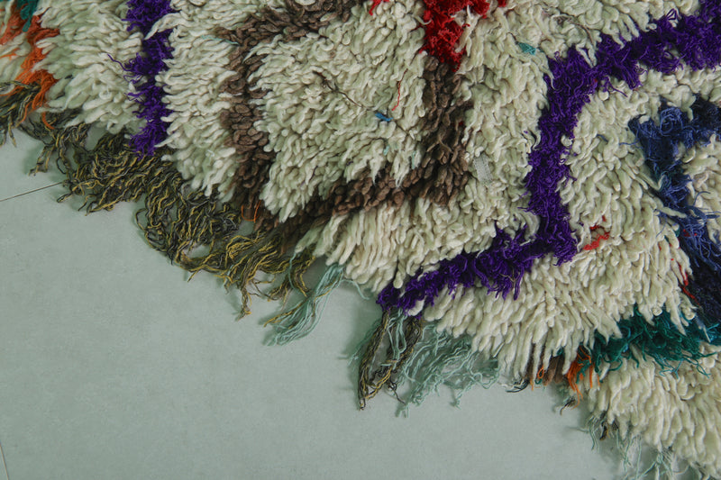 Moroccan Rug with Vibrant Geometric Patterns – 2.9 x 6.2 ft - moroccan rug