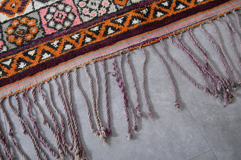 Boujaad Moroccan Rug 6.5 x 11 Feet – Handmade Vintage Wool Carpet