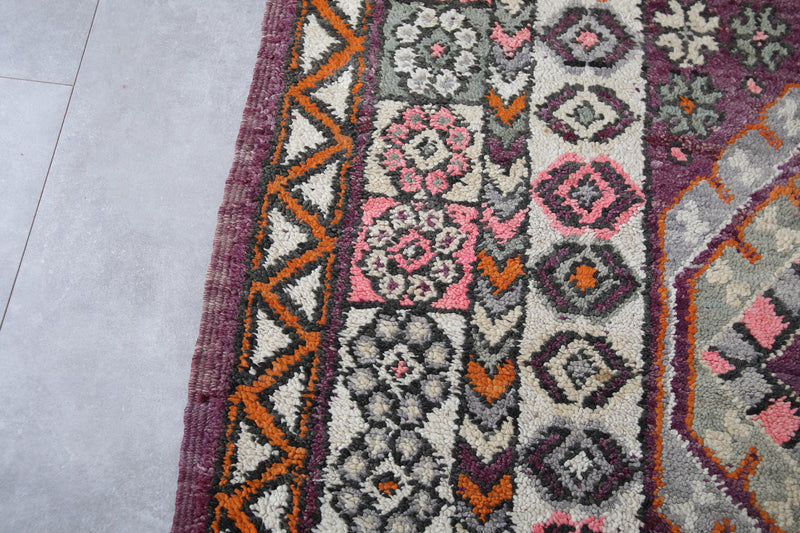 Boujaad Moroccan Rug 6.5 x 11 Feet – Handmade Vintage Wool Carpet