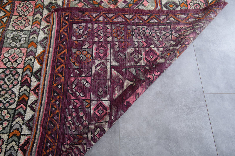 Boujaad Moroccan Rug 6.5 x 11 Feet – Handmade Vintage Wool Carpet