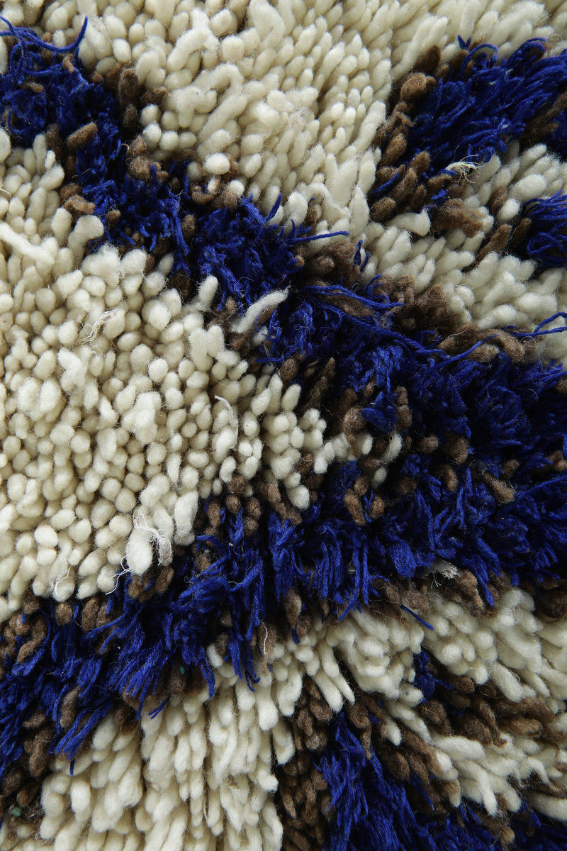 Handwoven boucherouite rug - 2.2 ft x 6.2 ft - Berber carpet