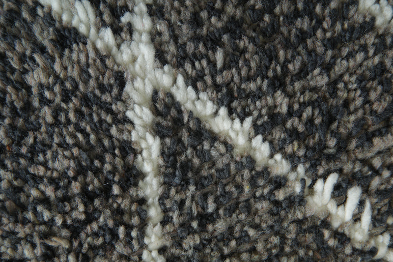 Handmade small Moroccan beni ourain rug - 2.2 ft x 3.4 ft