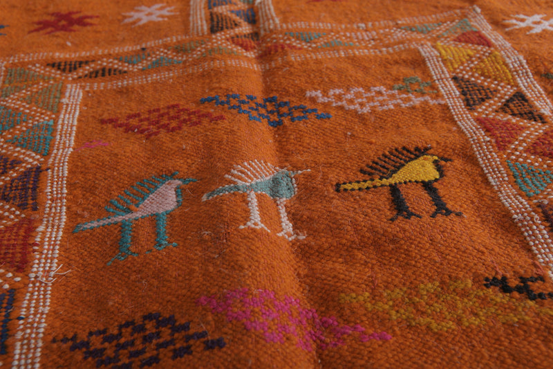 Moroccan Rug 3x4.9 FT - Vibrant Handwoven Design