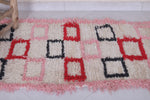 Moroccan berber rug 2.2 X 5.6 Feet - Boucherouite Rugs
