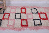 Moroccan berber rug 2.2 X 5.6 Feet - Boucherouite Rugs