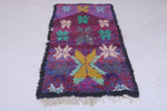 Moroccan berber rug 2.7 X 6.1 Feet - Boucherouite Rugs