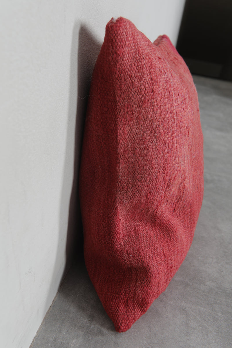 Handwoven Moroccan Kilim Pillow Cover – 19.6 inches x 20.4 inches