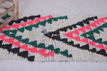 Moroccan berber rug 2.1 X 4.6 Feet - Boucherouite Rugs