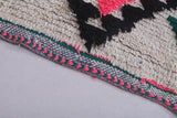 Moroccan berber rug 2.1 X 4.6 Feet - Boucherouite Rugs