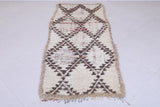 Moroccan berber rug 2.8 X 6.7 Feet - Boucherouite Rugs