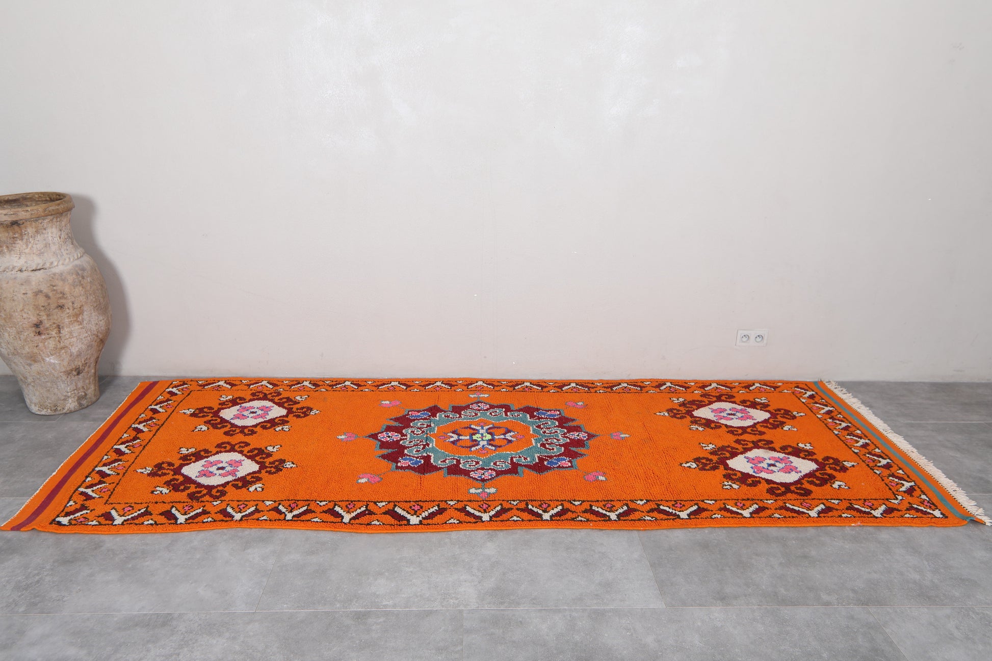 Moroccan berber rug 4.1 X 11.3 Feet - Azilal rugs