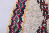 Moroccan berber rug 2.9 X 6.8 Feet - Boucherouite Rugs