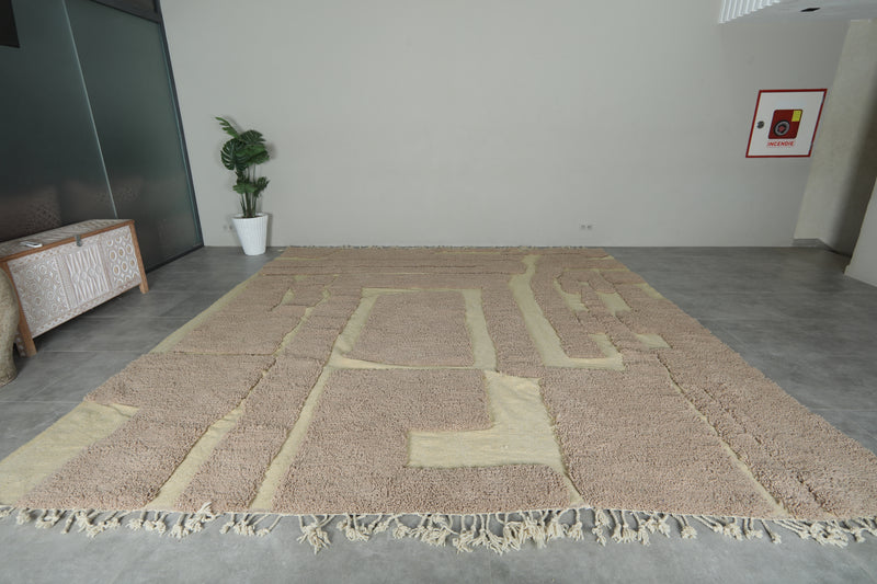 Custom Moroccan Rug - Handmade Wool Carpet - Contemporary Geometric Design