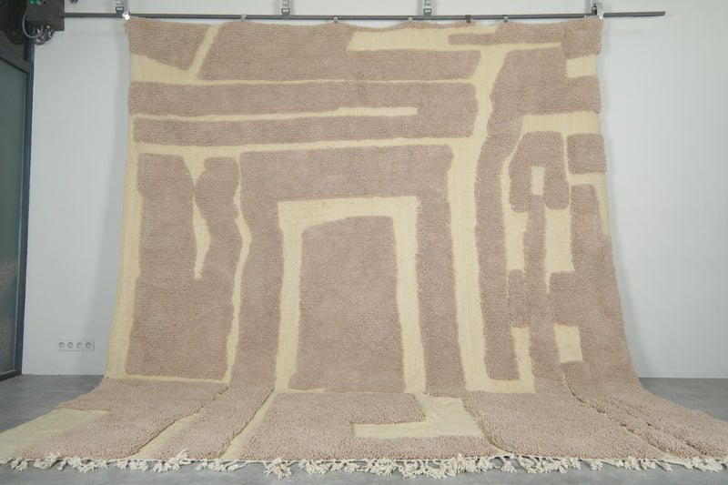 Custom Moroccan Rug - Handmade Wool Carpet - Contemporary Geometric Design