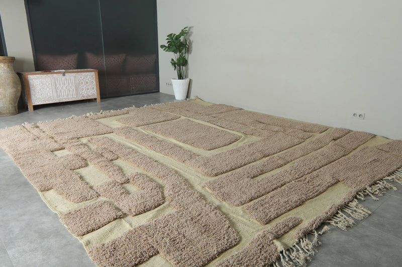 Custom Moroccan Rug - Handmade Wool Carpet - Contemporary Geometric Design