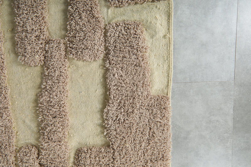 Custom Moroccan Rug - Handmade Wool Carpet - Contemporary Geometric Design