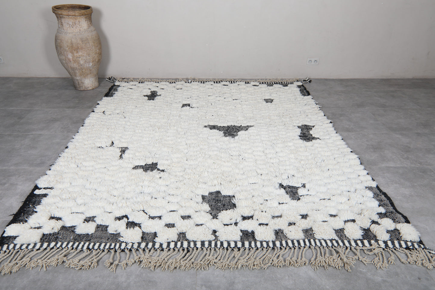 Moroccan rug 7.9 X 9.8 Feet - Beni ourain rugs