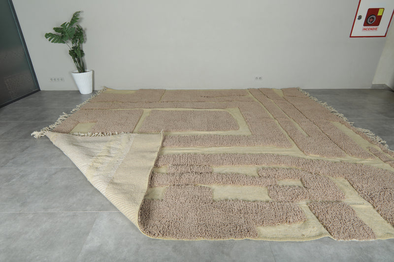 Custom Moroccan Rug - Handmade Wool Carpet - Contemporary Geometric Design