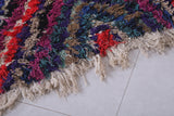 Moroccan berber rug 2.7 X 5.3 Feet - Boucherouite Rugs