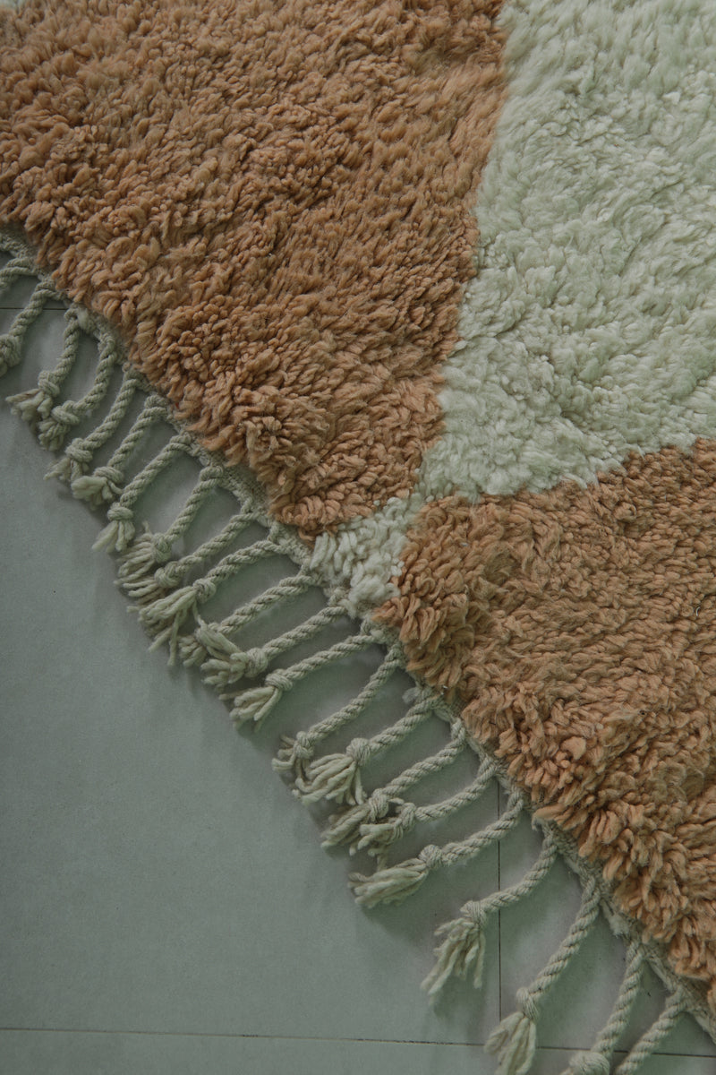 Diamond Moroccan rug - 11.2 x 14.5 ft | Handwoven statement piece - Beni ourain rugs