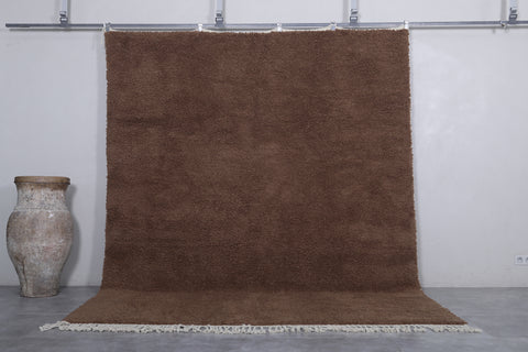 Brown Berber area rug - Custom Moroccan rug