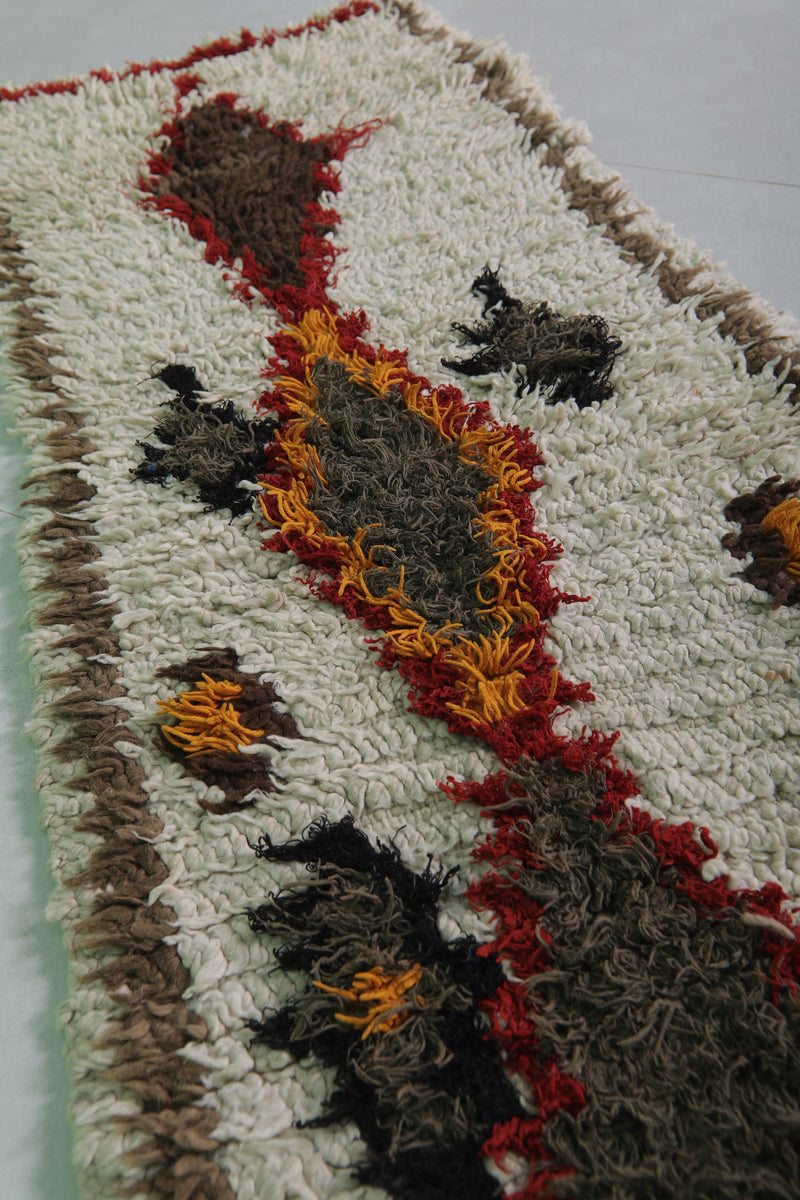 Moroccan Rug with Tribal Motifs – 1.8 x 5.9 ft - moroccan rug