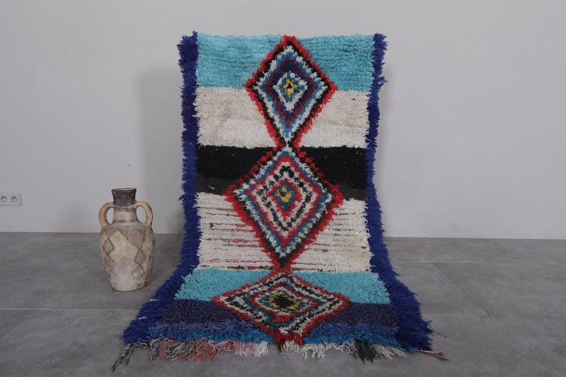 Moroccan Rug 3.3 X 5.9 Feet – Vibrant Handwoven Berber Carpet