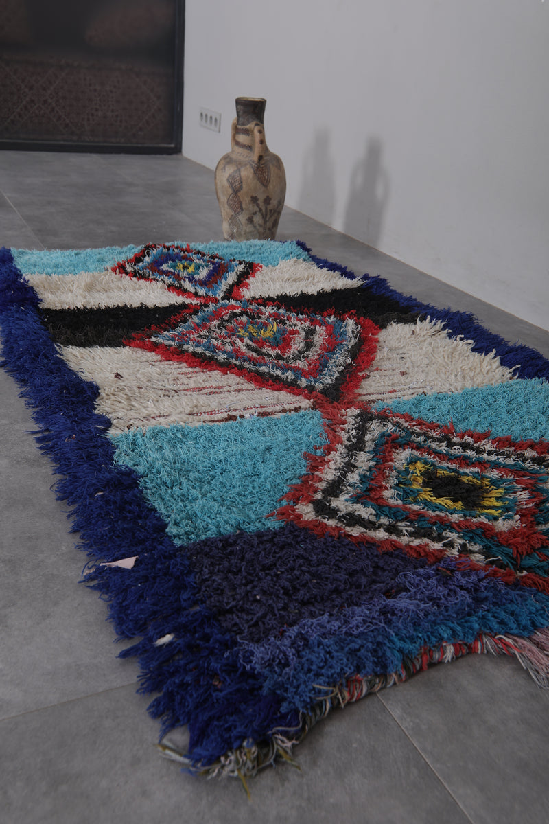 Moroccan Rug 3.3 X 5.9 Feet – Vibrant Handwoven Berber Carpet