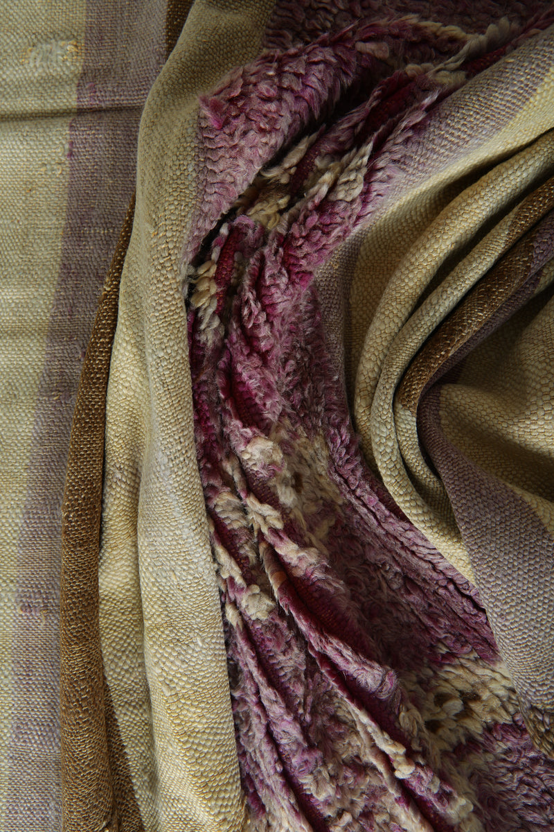 Moroccan flat woven rug - 4.9 ft x 10.6 ft - Handmade wool rug