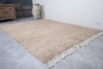 Moroccan rug taupe 9 X 11 Feet